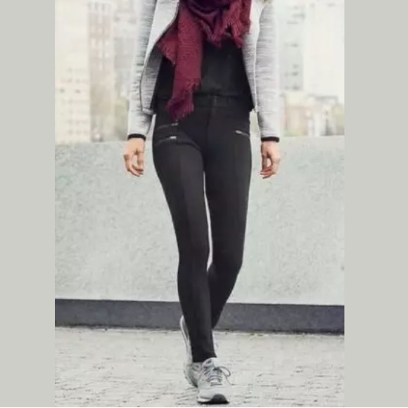 Athleta Pants - Athleta Ponte Moto leggings pants